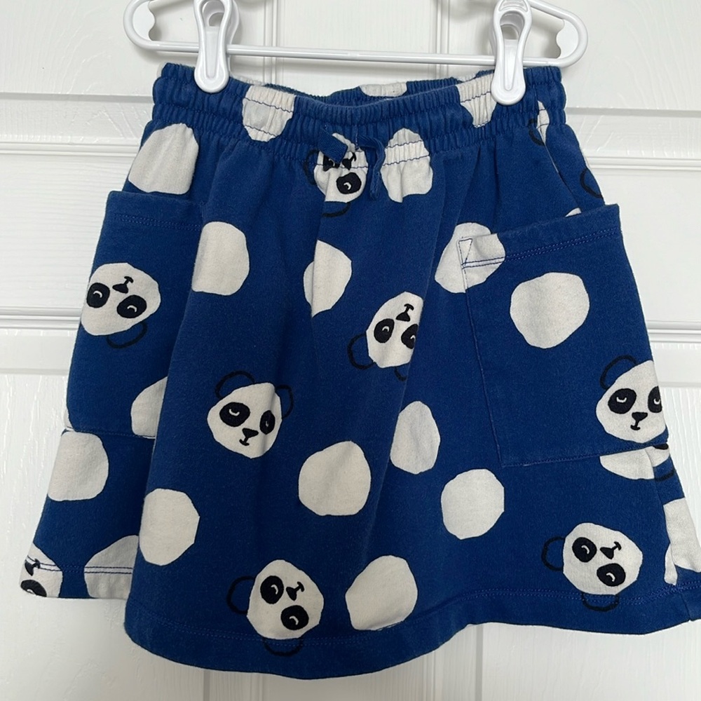 Blue panda skirt